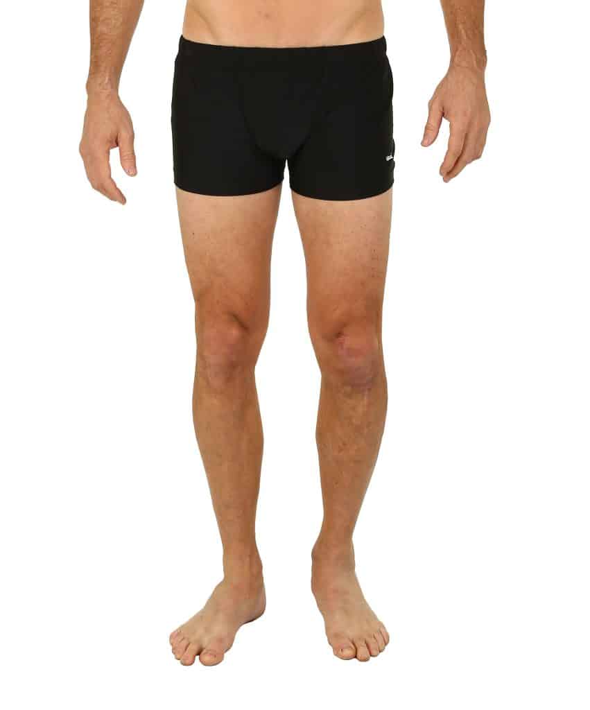 Uzzi Men's Swim Bike Shorts #4602 Black