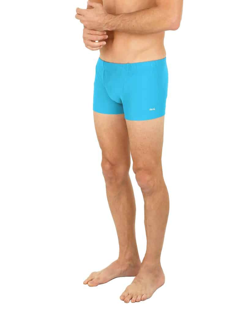 Uzzi Men's Swim Bike Shorts #4602 Neon Blue