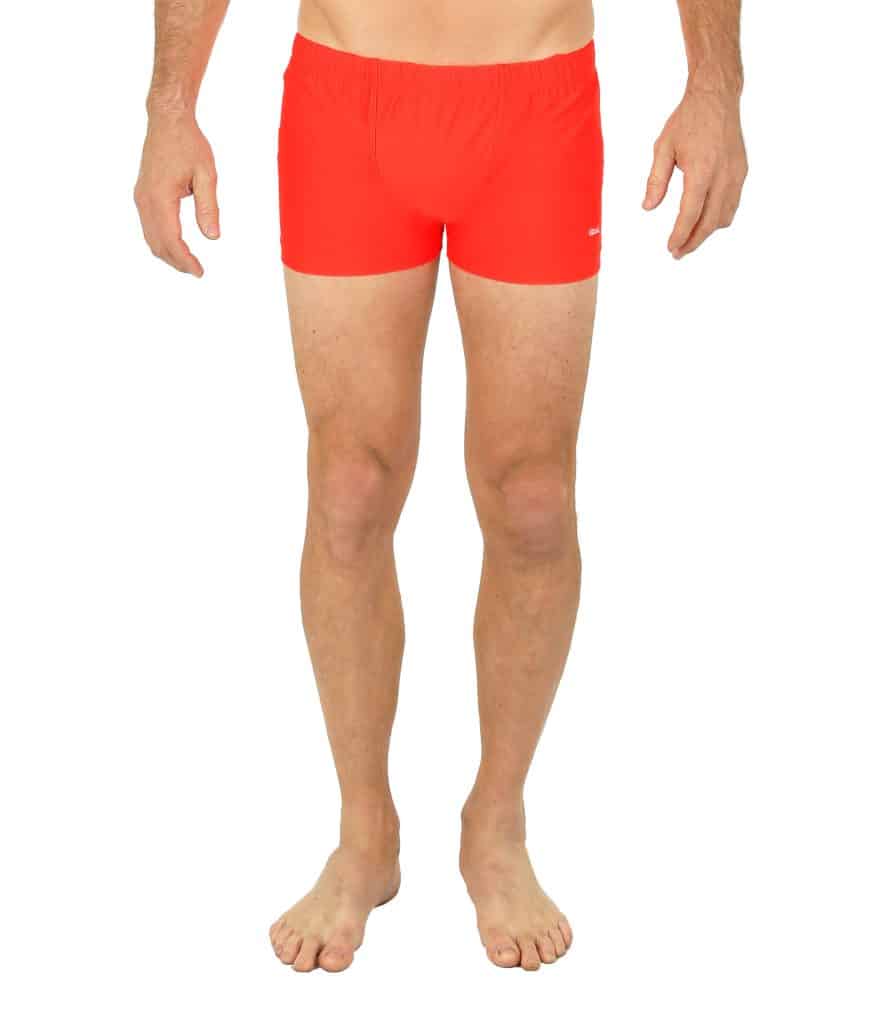 Uzzi Men's Swim Bike Shorts #4602 Red