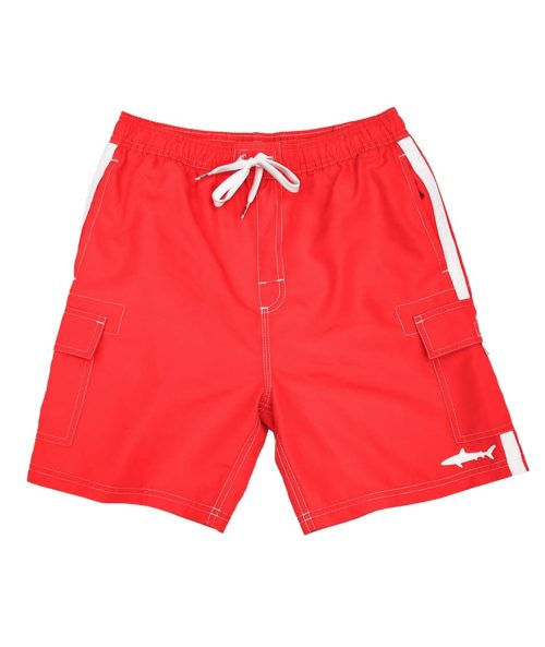 Uzzi kids swim shorts red color