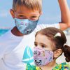 UZZI Kids Two Face Masks Blue-Pink Colors With Two Filters