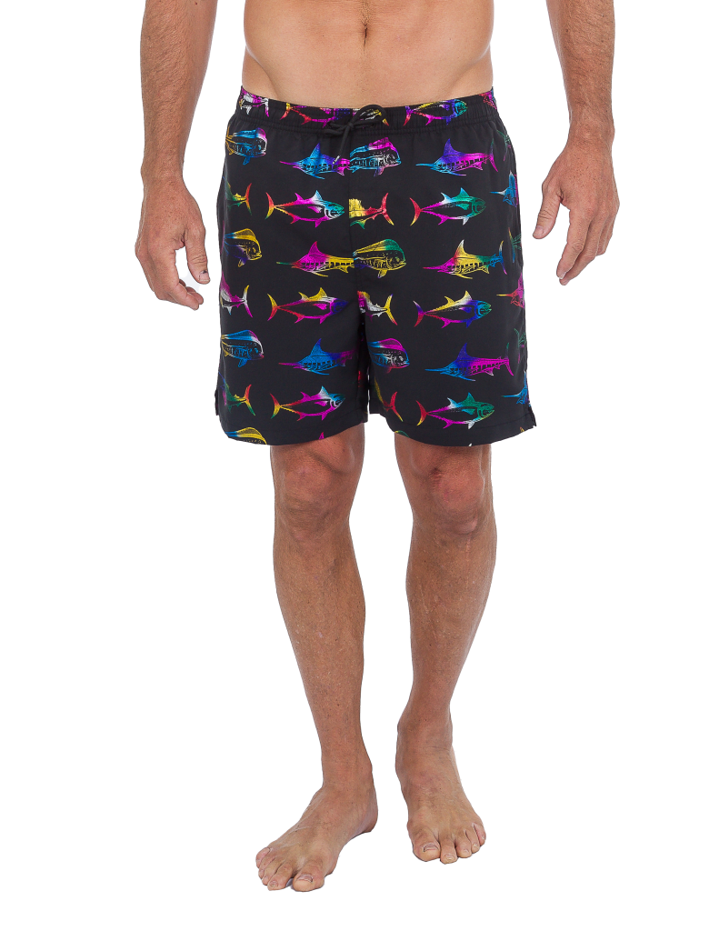 Uzzi Foil Swim Shorts #1876 - Multi