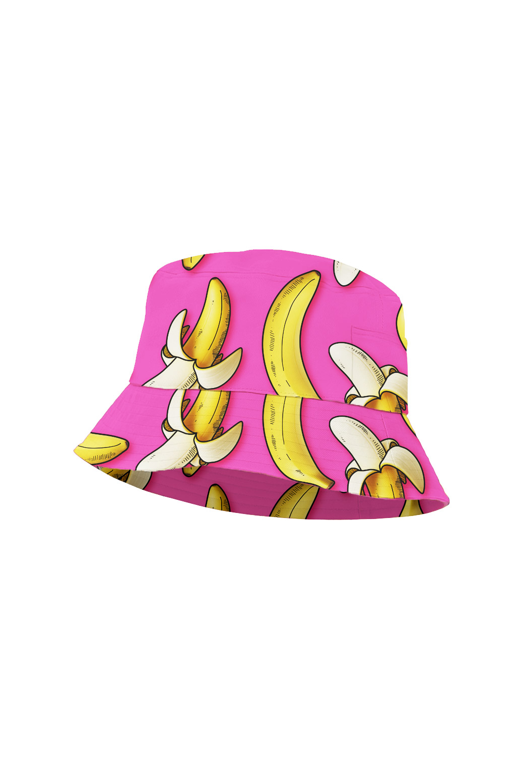 Uzzi Bucket Hat #BH61 Fuchsia Banana