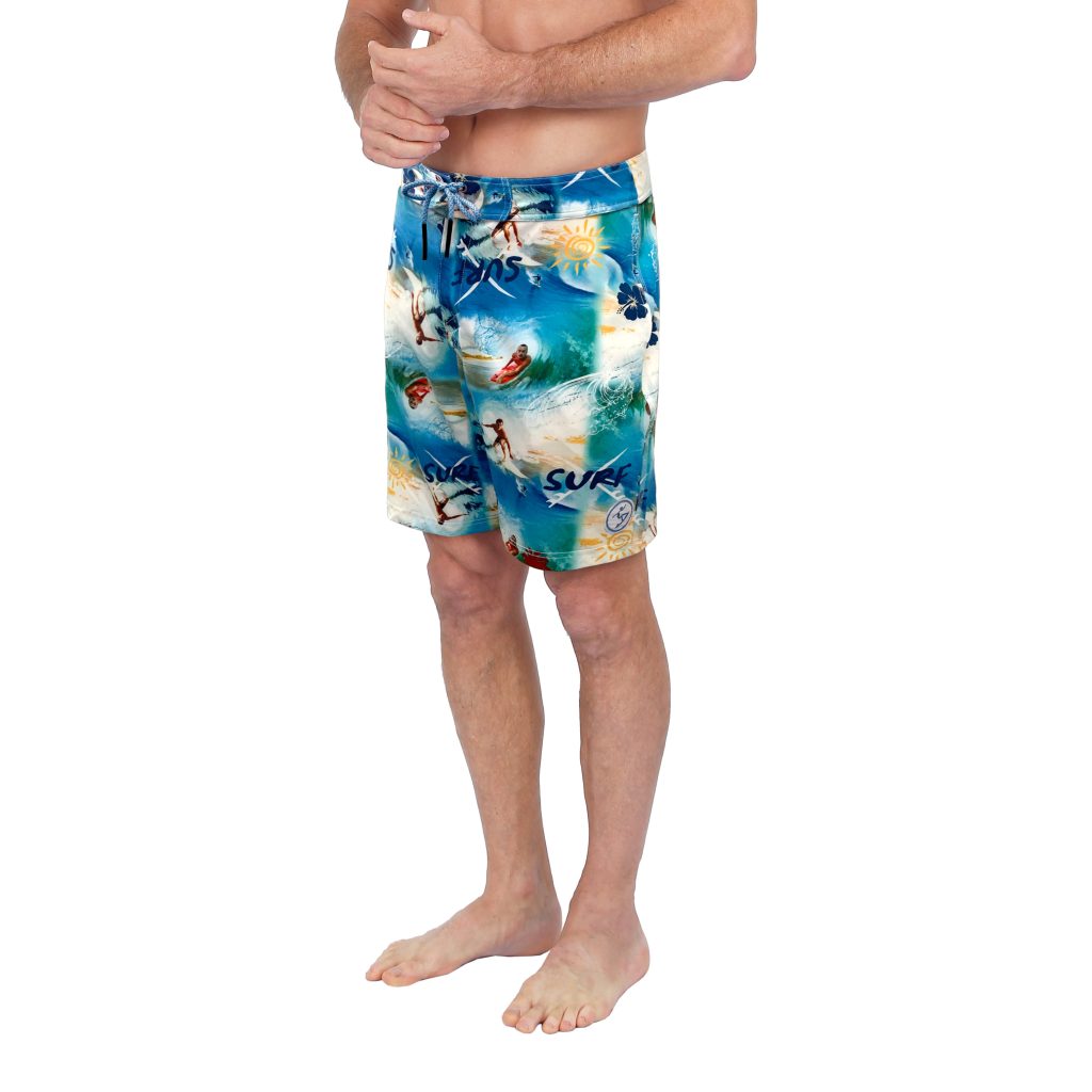 Uzzi 4 Way Stretch Board Shorts #MBS212 Surfer