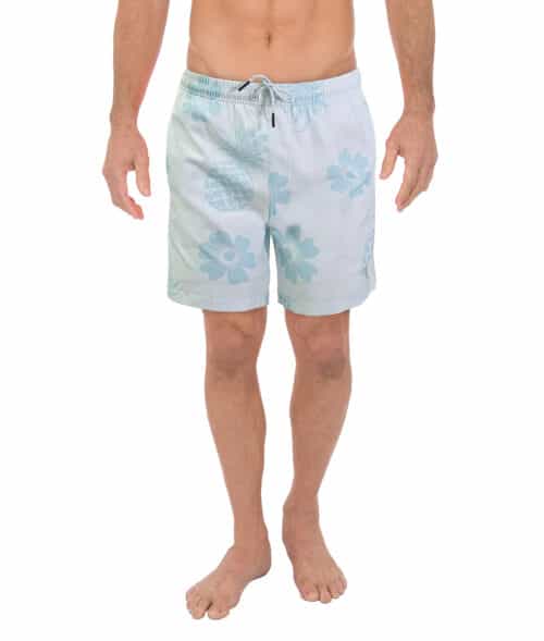 Uzzi Stretch Pineapple Swim Shorts #2036 JADE