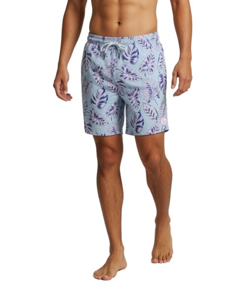Uzzi Stretch LEAVES Swim Shorts #2044 JADE