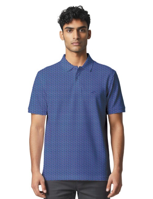 Uzzi Stretch Swim Polo Shirt #PS10 NAVY