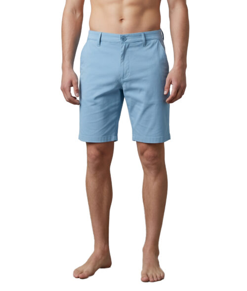 Uzzi Flat Front Stretch Walk Shorts #MWS08 BLUE