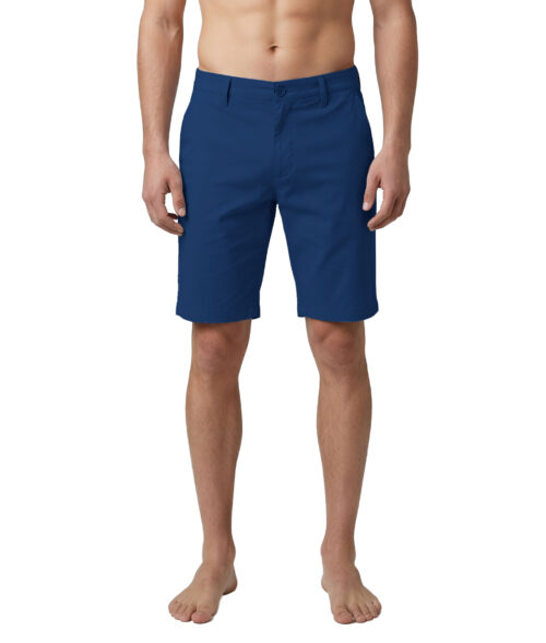 Uzzi Flat Front Stretch Walk Shorts #MWS08 Navy