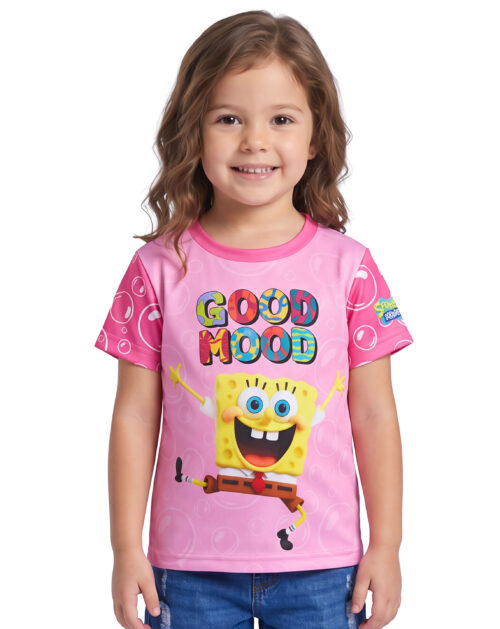Nickelodeon SpongeBob Girls Dri fit T-Shirt #BOBDFT06