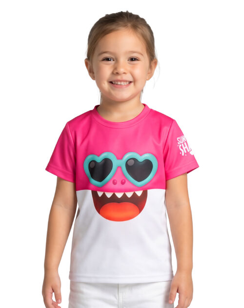 Nickelodeon Baby Shark Girls Dri fit T-Shirt #BSHDFT06