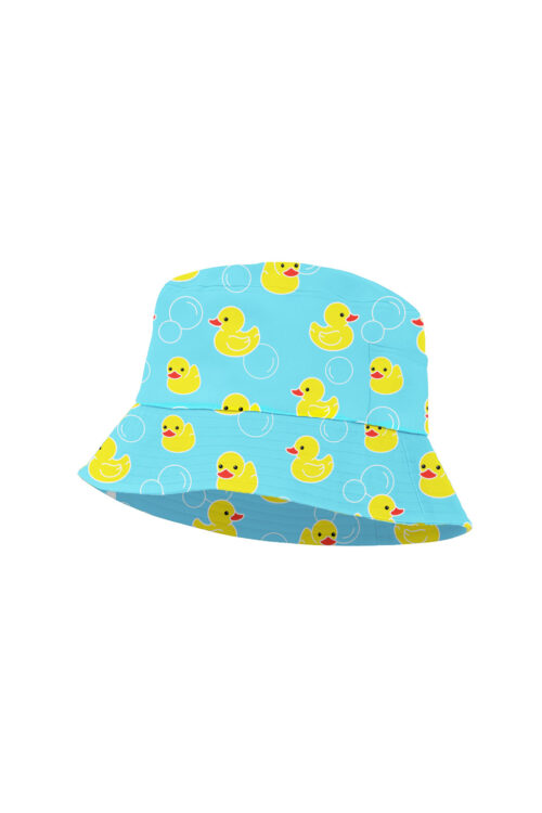 Uzzi Bucket Hat #BH103 Light Blue Ducks