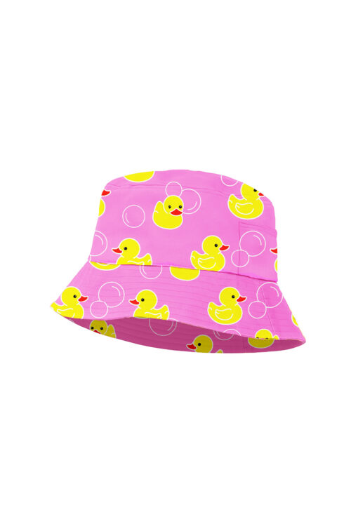 Uzzi Bucket Hat #BH103 Pink Ducks