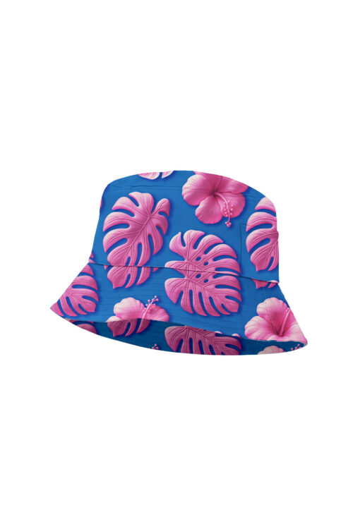 Uzzi Bucket Hat #BH19 Navy Leaves