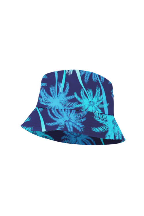Uzzi Bucket Hat #BH20 Navy Palms