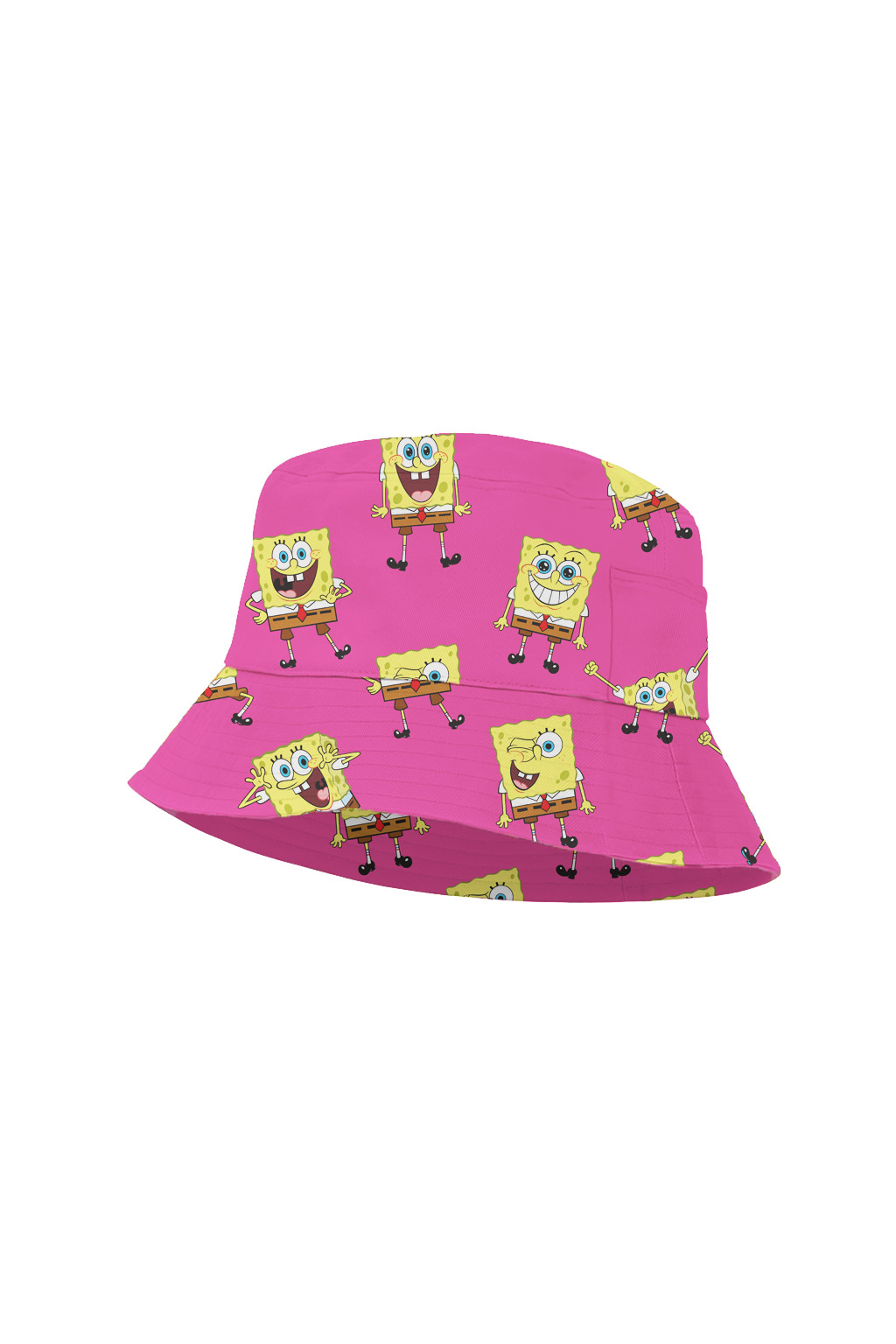 Uzzi Bucket Hat #BHBOB02 Fuchsia Sponge Bob